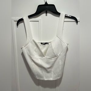 White Crop Top